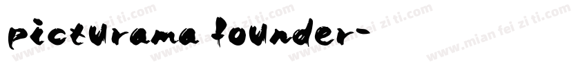 picturama founder字体转换
